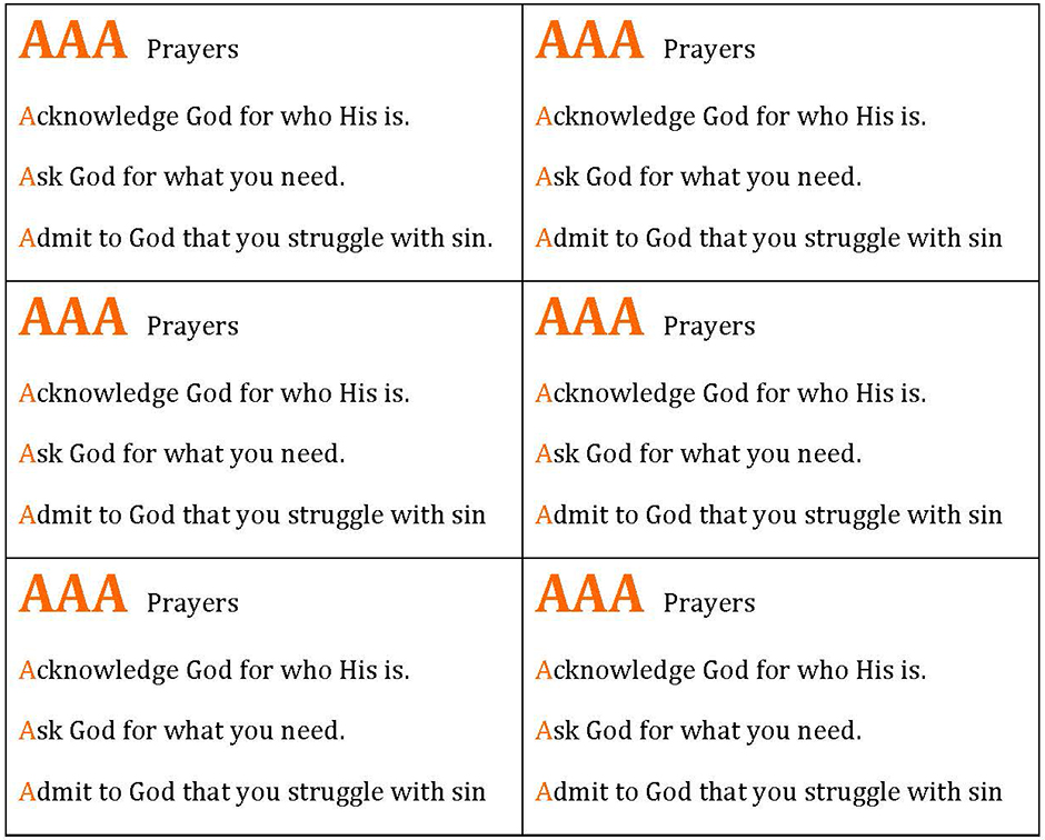 Aaa Prayers Acknowledge For Who His Is Ask What You Aaa Prayers Acknowledge For Who His Is Ask What You Need Admit To That Struggle With Sin Ackn