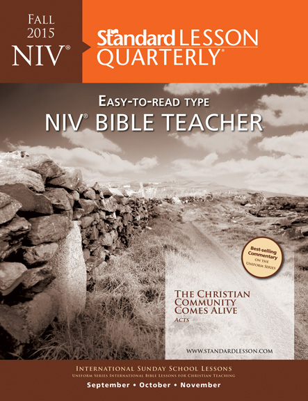 Niv Bible Teacher Fall 2019 Standard Lesson Quarterly Anchor
